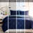 3m Comforter With Reversible Pattern And Odor Neutralizing Treatment 100% Down Alternative Flanged Shams