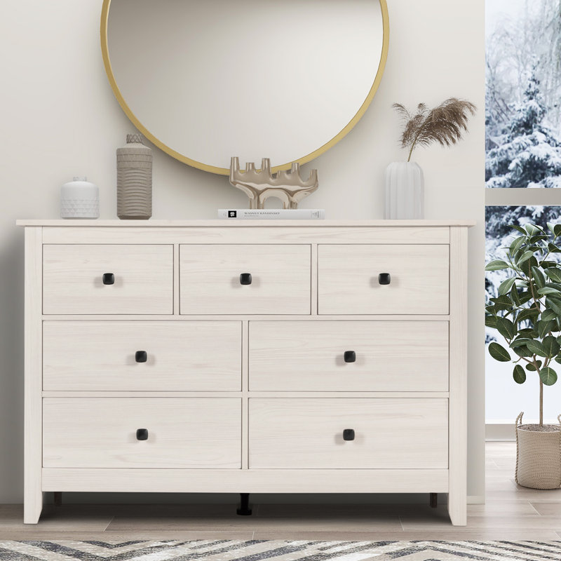 Wooden Bedroom 7 Drawer Dresser