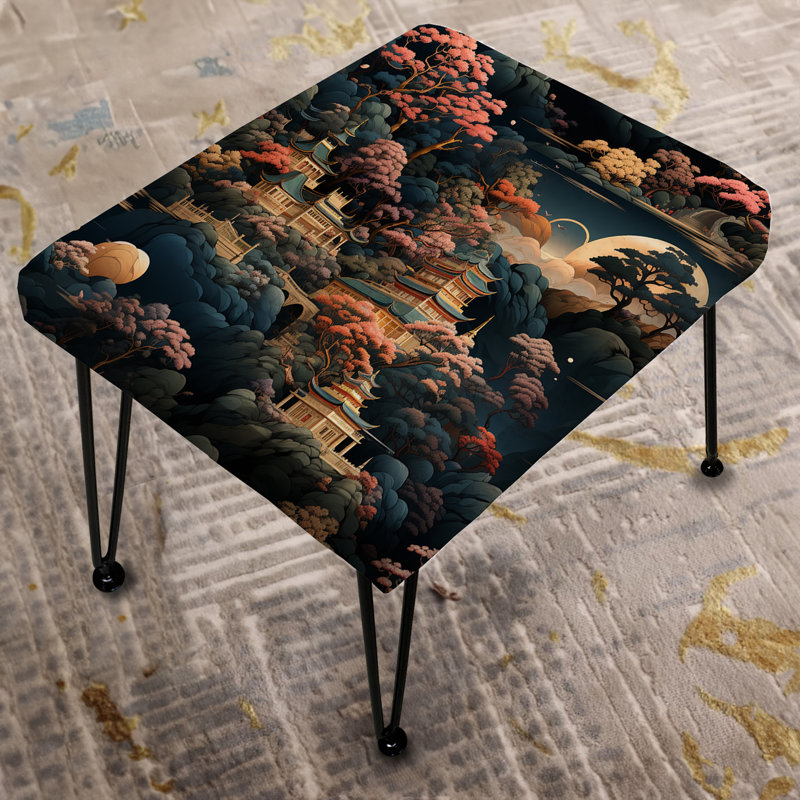 Enchanted Gardens - Japanese Rectangle Ottoman