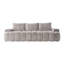 Canapé courbé en tissu 3 places Boucle-1759251615
