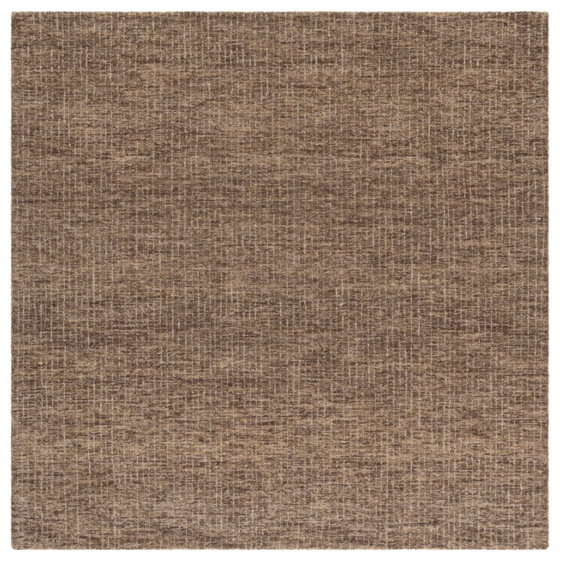 Abstract 468 Hand Tufted Wool Abstract Rug, 6' X 6' Square