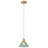 1-Blue round dimmable glass pendant light