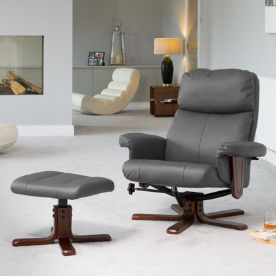 Yale 88cm Wide Swivel Ergonomic Recliner