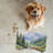 Mountain View Patterns - Bone Shape Feeding Mat
