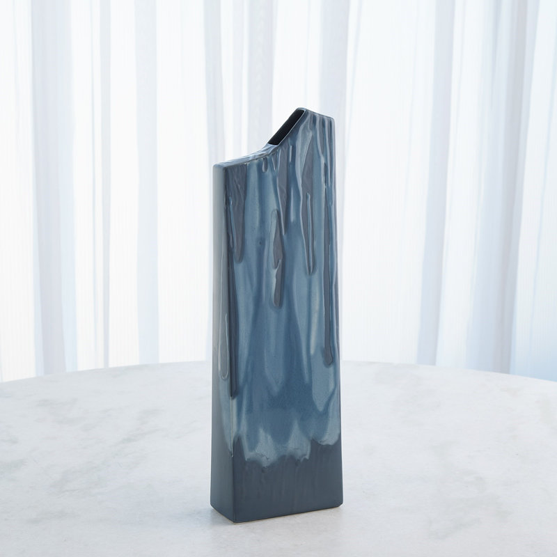 Earthenware Table Vase, Overall Height- 20.50"