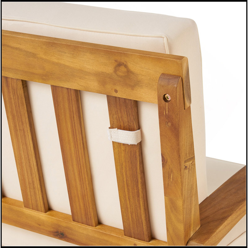 Causeuse et table basse Peyton, Beige