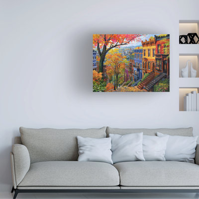 Art sur toile Colline d'automne