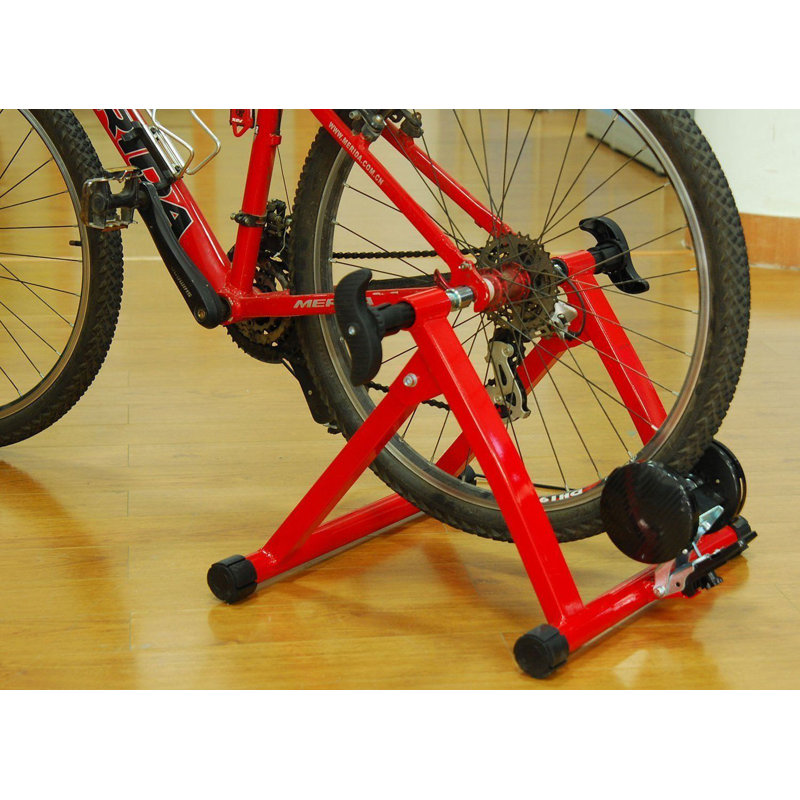 Support à vélo autoportant magnétique Allain, Rouge / Noir