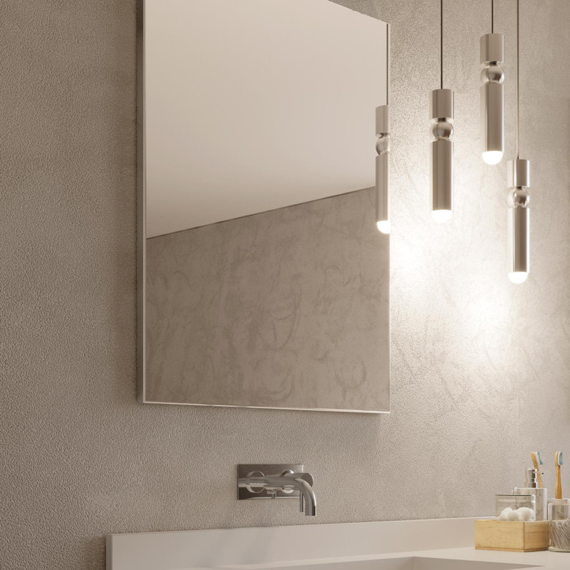 Gieneke Flat Wall Mirror, 70 H x 75 W