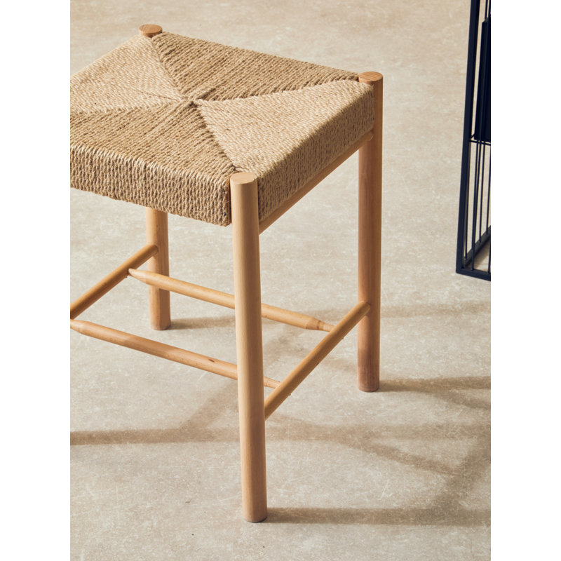 Obryan Solid Wood Accent Stool