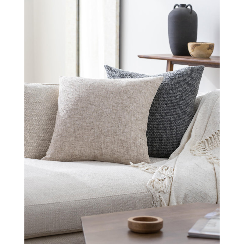 Coussin décoratif en mélange de coton Becky Owens x Livabliss Mindy, H 20 po x l 20 po, Polyester