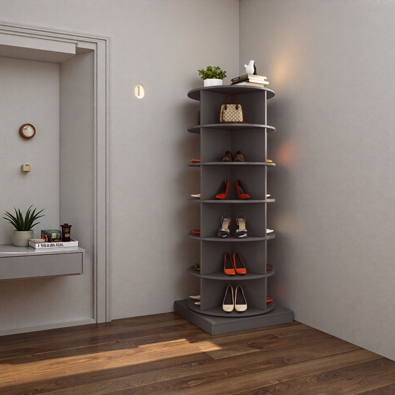 Armoire à chaussures 360 360 °, Gris