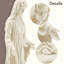 Statue religieuse de la Vierge Marie, décor de jardin spirituel 29,5 po, sculptures imperméables