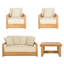 Melrose 4 Piece Outdoor Conversation Set