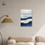 Art abstrait sur toile bleu sarcelle-107411440-107411455