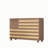 Wooden Accent Cabinet With 2 Drawers And 3 Doors-1734610186