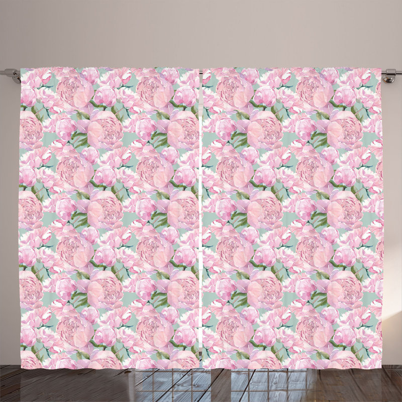 Semi Sheer Curtain Pair