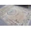 Tapis Oushak turc rétro fait à la main - grand tapis de chambre en bronze au design organique