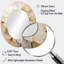 Miroir mural gracieux Rhododendron I - Beige-1363325685