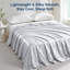Couette soyeuse et rafraîchissante pour lit queen size, couverture légère et respirante