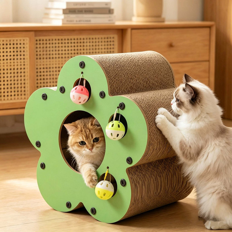 Grattoir en carton ondulé pour chat Grattoir en carton ondulé Grattoir pour chat