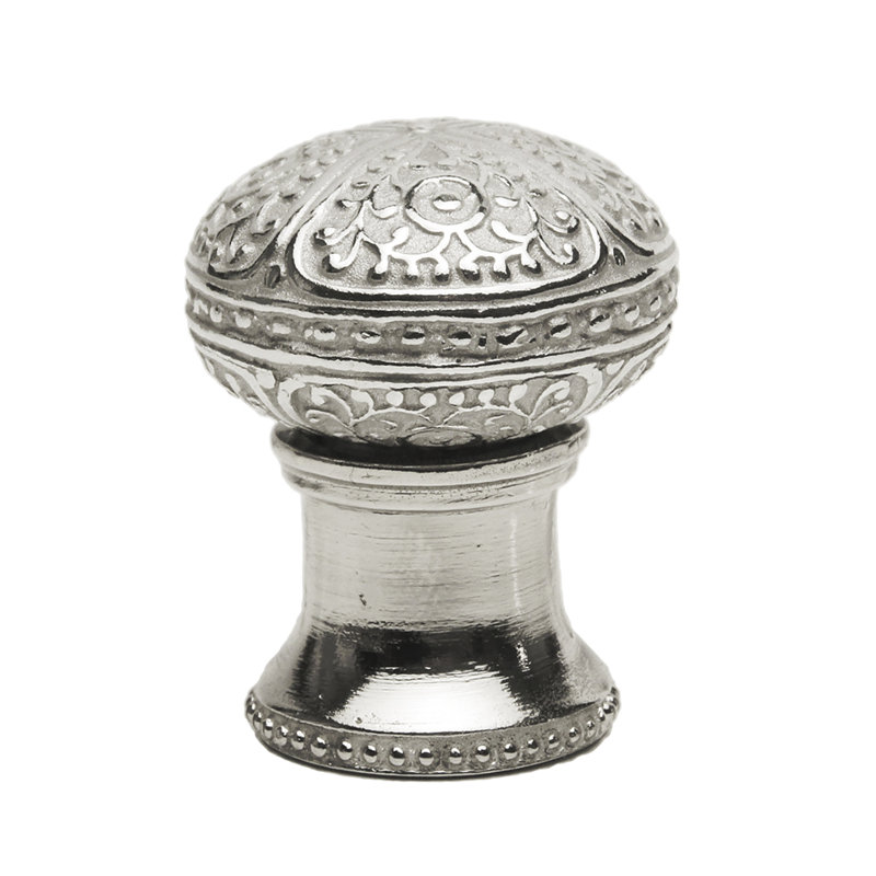 Millennium classic large round knob with flared footin Chalice, Chrome