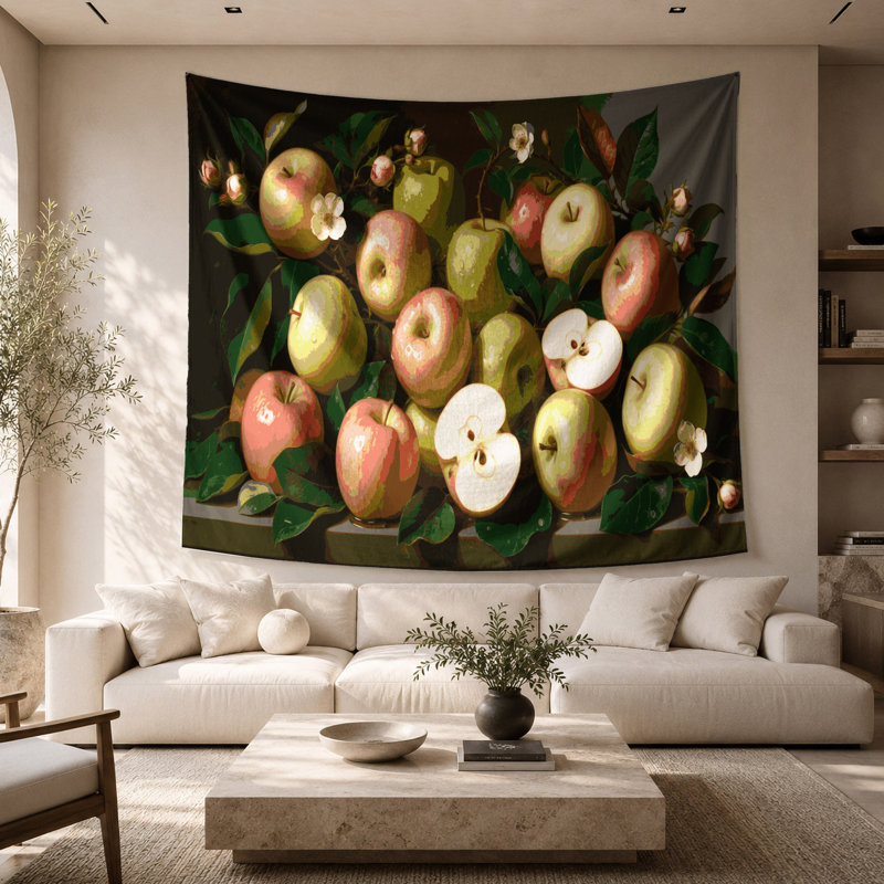 Tapisserie murale «Fruit Rose Apple», 26 po x 36 po