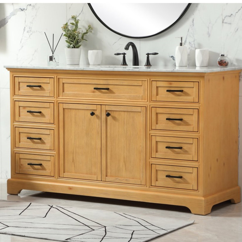 Ensemble de meuble-lavabo simple 60 po Hermes, Vert