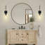Applique murale 24 po à pile, applique murale rechargeable sans fil avec télécommande, lumière noire et dorée à intensité variable pour la chambre à coucher, le couloir, le vestibule, l'escalier, 2700K-1939029385