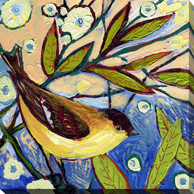 « oiseau xi » par jennifer lommers,, reproduction d’art sur toile tendue