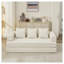 Canapé-lit pliant convertible en chenille beige Comfy-1183182394