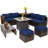Jalyza 6 - Person Patio Conversation Set with Cushions-1541736639