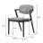 Rectangular Dining Set in White and Gray-94375241