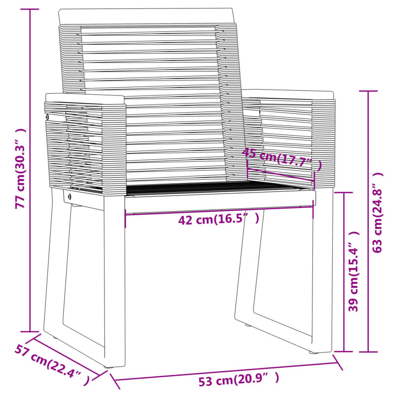 Hutzler 2 - Person Patio Dining Set with Rectangular Table