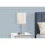 Ensemble de 2 lampes de table contemporaines en métal avec port USB et abat-jour