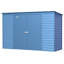Remise de rangement en acier Select, 10 x 4, bleu gris-67124468