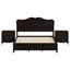 Annlia Mid-Century Modern Solid Wood Bedroom Sets (Set Of 3)-132208940-132208942