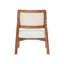 [Ensemble de 2] Méridienne beige moderne avec dossier tissé (table non incluse)