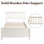 Lit plateforme simple en bois avec tête de lit et pied de lit FFE4FF722B8A47AFABBD3B99B9FF8C67-334528897
