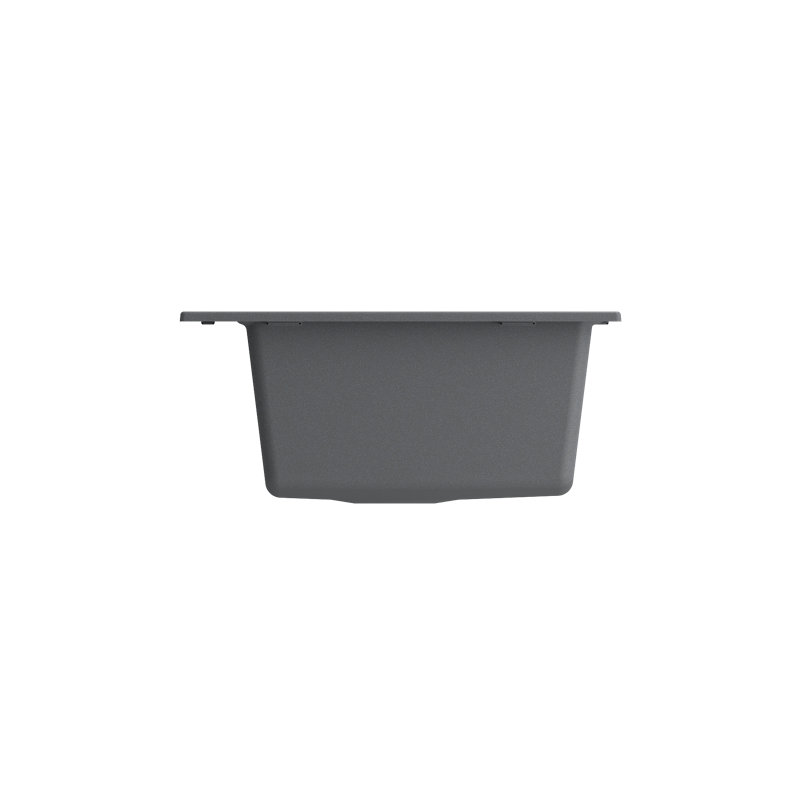 Baveno Lux 33'' L Double Basin Kitchen Sink, Concrete Gray
