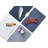 Joseph Joseph Folio Large 4-Piece Cutting Board Set with Storage Case-86832880