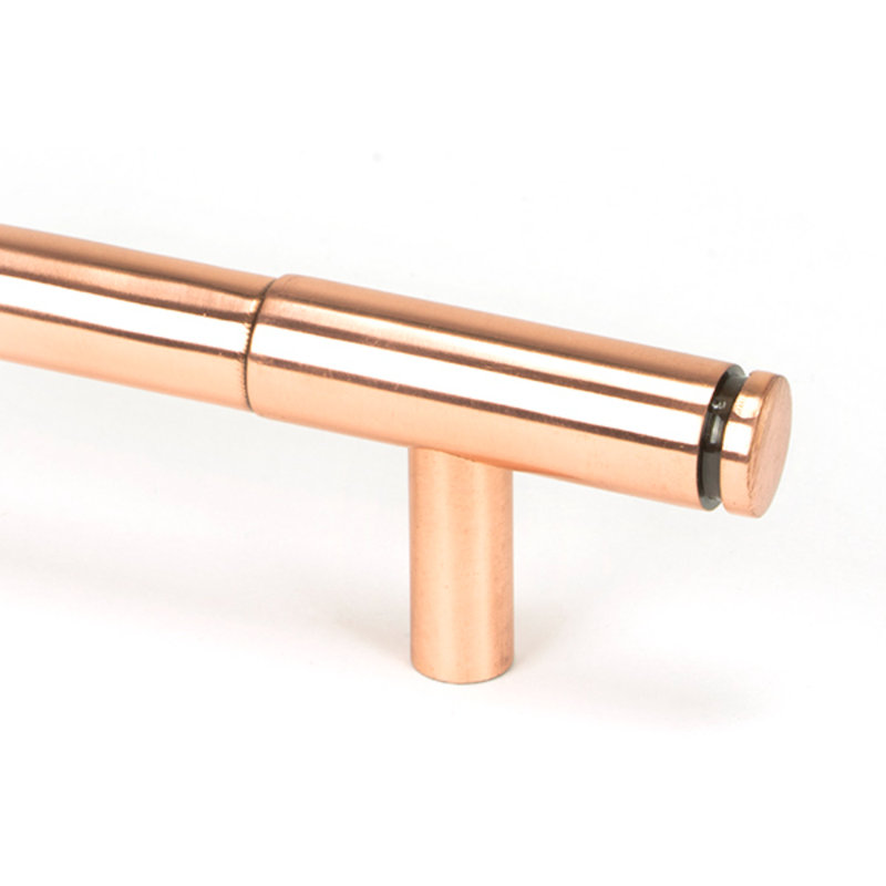 Bar Handle, 9.6 cm, Polished Bronze