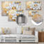 Golden Lotus White Dream II - décoration murale florale en métal, impression sur métal Lotus-1218596039