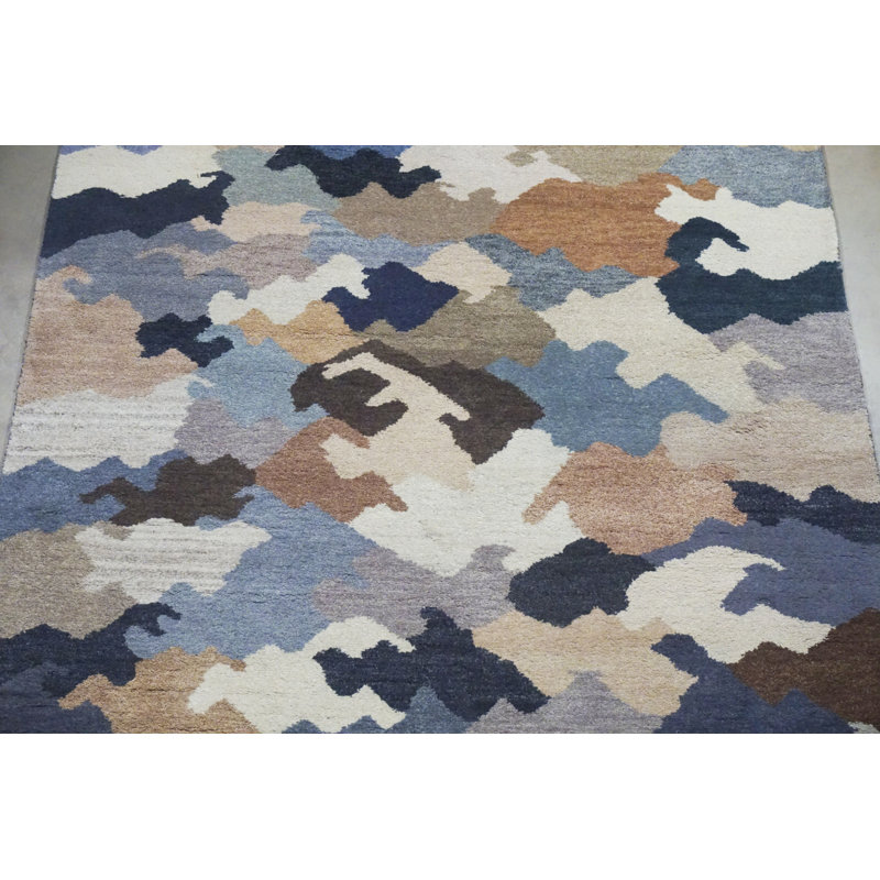 Tapis moderne camouflage 6 x 10