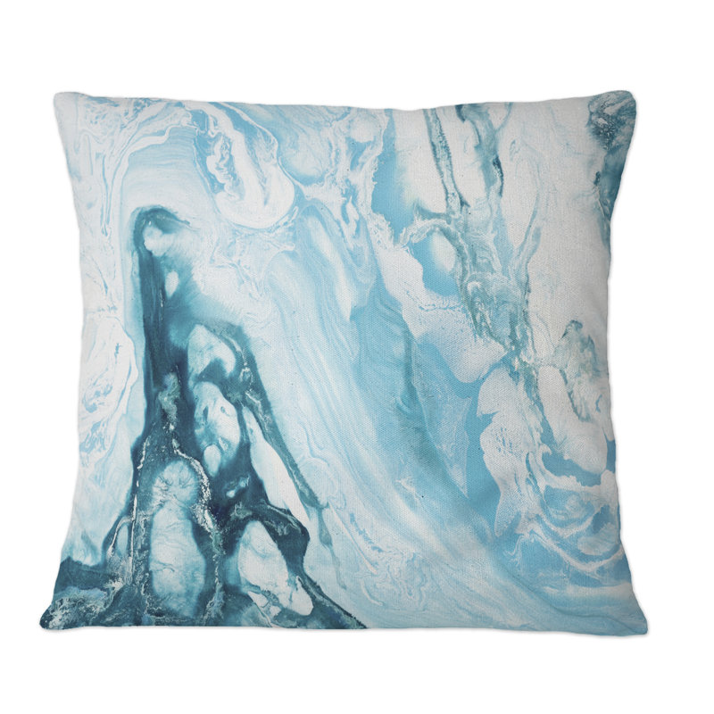 Coussin Blue Wave, 16 po x 16 po