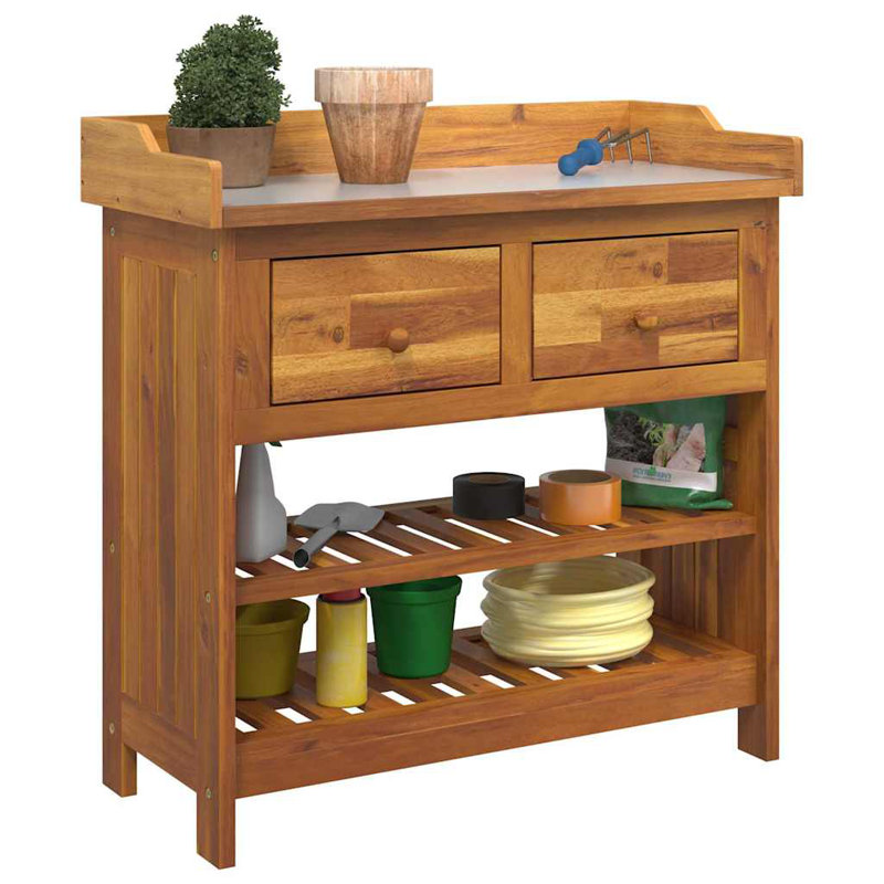 Solid Wood Potting Bench