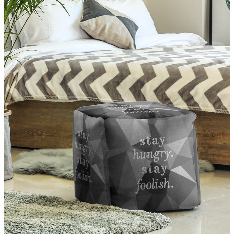 Repose-pieds cube, Onyx