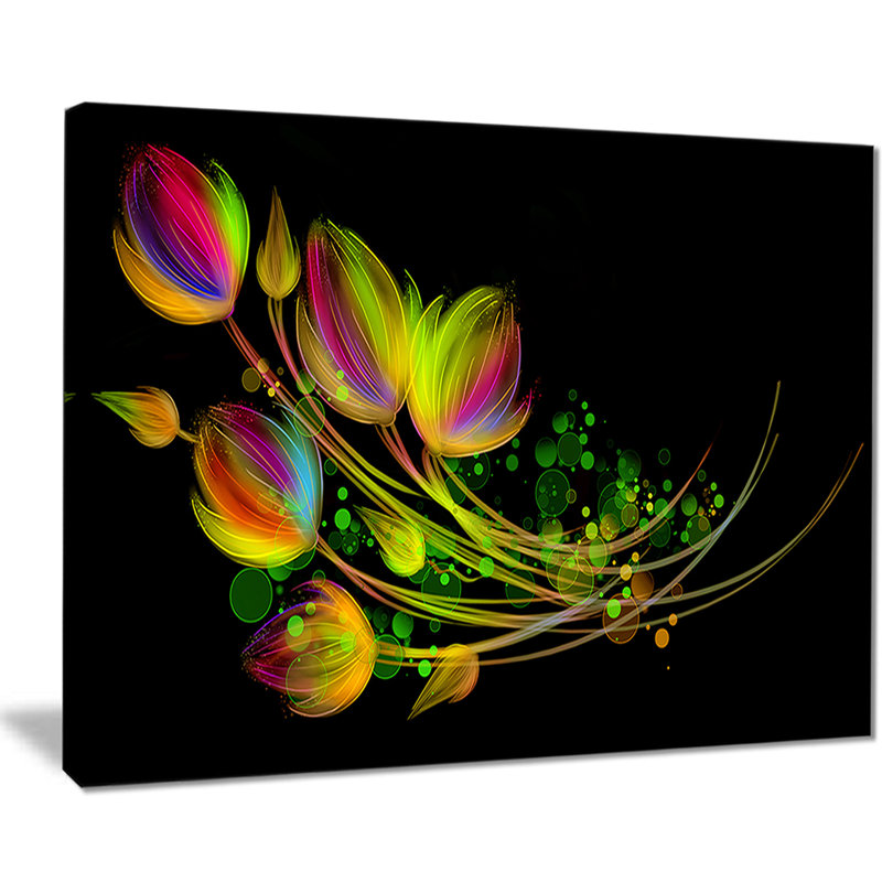 «Bright Bouquet», impression sur toile tendue, H 20 po x l 20 po x P 1 po