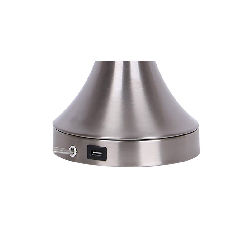 Arseni Metal USB Table Lamp, Turquoise