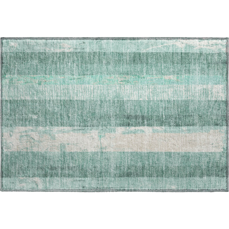Premium Machine Washable Mehara AMF1689 Stripes Rug, Rectangle 1'8" x 2'6"